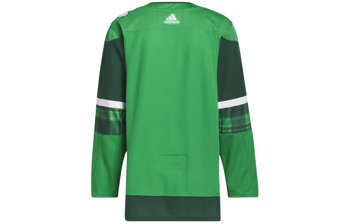 adidas Bruins St. Pats Hockey Jersey 'Green White' HU0475 sold by KicksCrew product image thumbnail 2