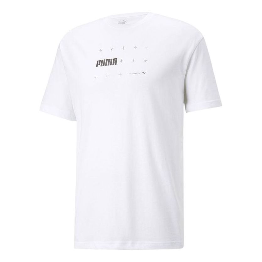 PUMA Foil Graphic T-Shirt 'White' 674650-02 sold by KicksCrew