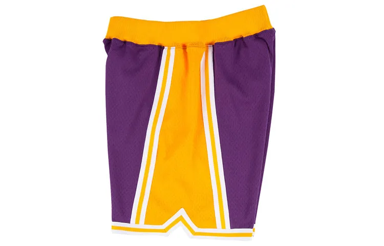 NBA Authentic Shorts Los Angeles Lakers Road 1996-97 'Purple Yellow' ASHRGS18122-LALPURP96 sold by KicksCrew product image thumbnail 3