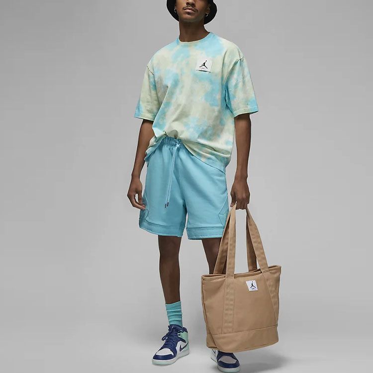 Air Jordan Essentials Oversized Graphic T-Shirt 'Green Blue' DX9583-110 sold by KicksCrew product image thumbnail 3