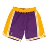 NBA Authentic Shorts Los Angeles Lakers Road 1996-97 'Purple Yellow' ASHRGS18122-LALPURP96 sold by KicksCrew