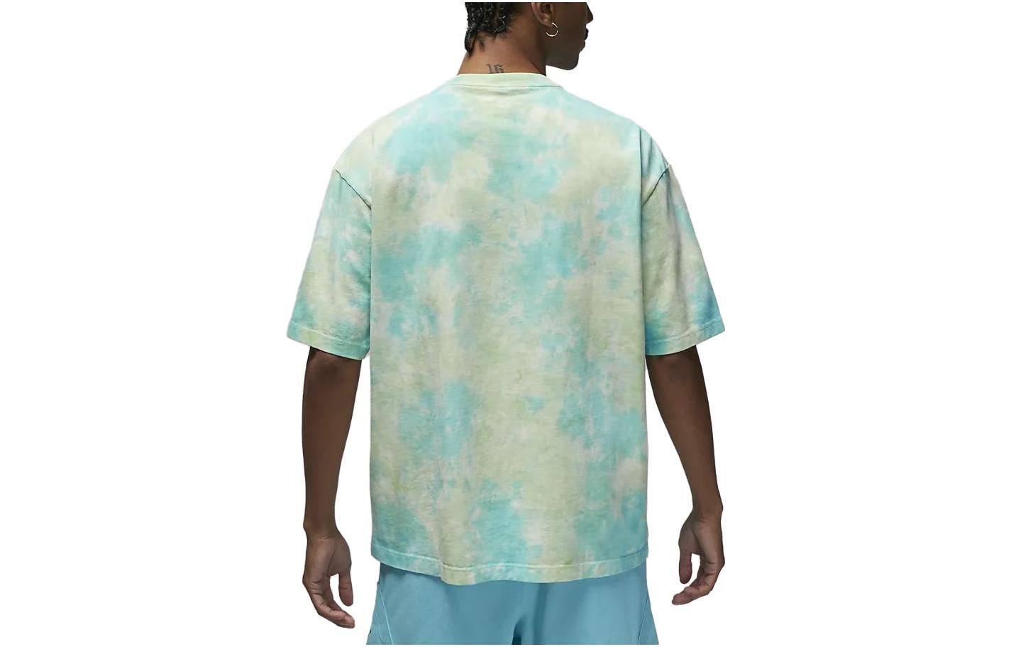 Air Jordan Essentials Oversized Graphic T-Shirt 'Green Blue' DX9583-110 sold by KicksCrew product image thumbnail 2