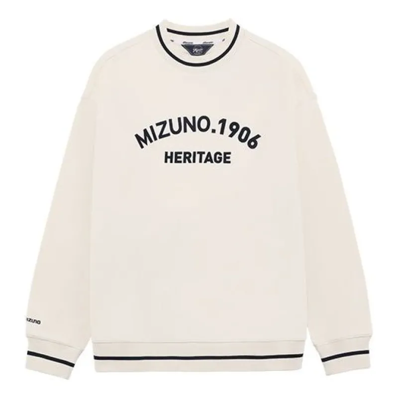 Mizuno Heritage Casual Sweater 'Beige' D2CC36H116 sold by KicksCrew