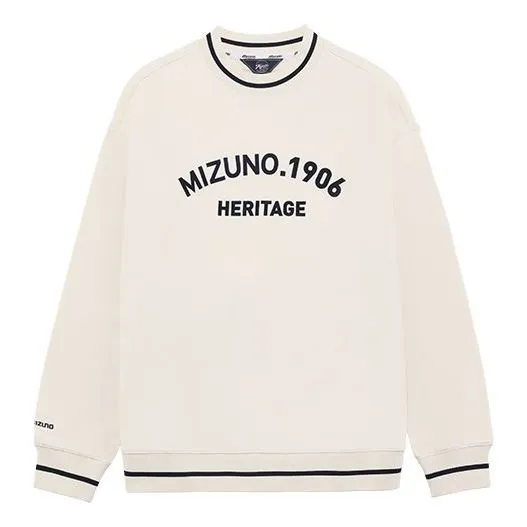 Mizuno Heritage Casual Sweater 'Beige' D2CC36H116 sold by KicksCrew