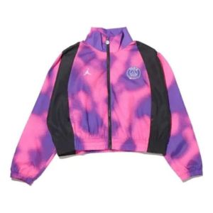 (WMNS) Air Jordan x PSG Warm Up Jacket 'Purple' CZ7504-510 sold by KicksCrew