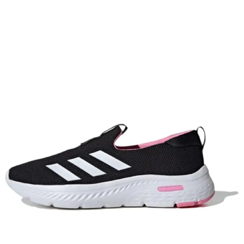 (WMNS) adidas Cloudfoam Move Lounger 'Black White' ID6516 sold by KicksCrew