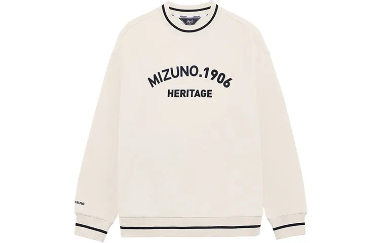 Mizuno Heritage Casual Sweater 'Beige' D2CC36H116 sold by KicksCrew product image thumbnail 2