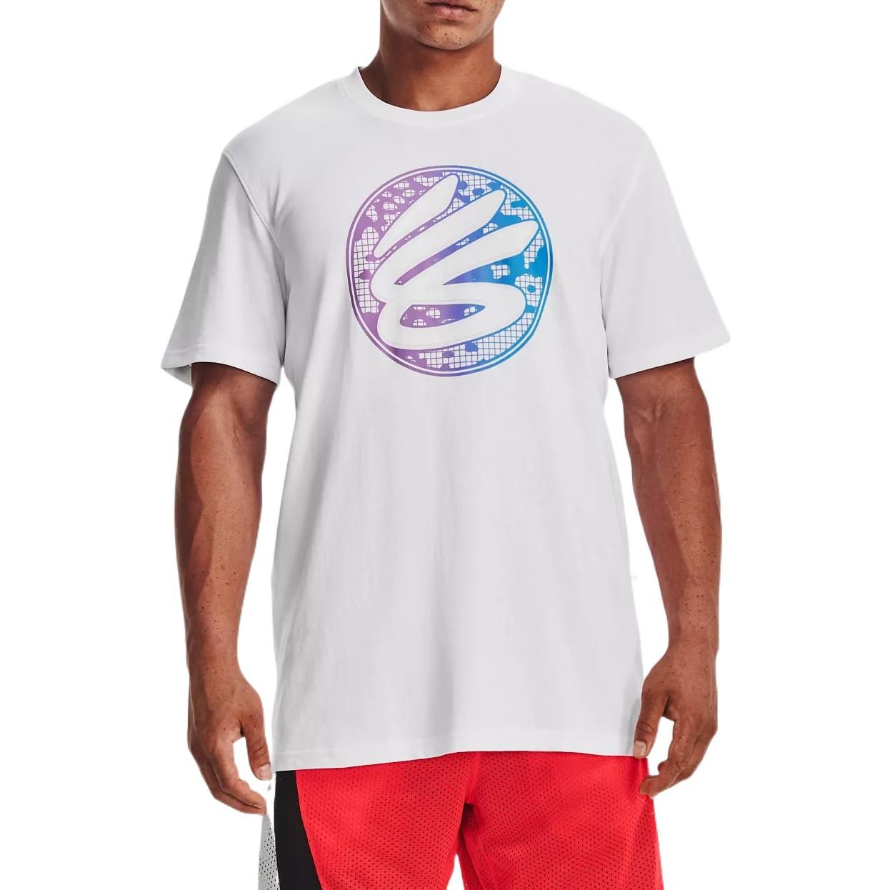 Under Armour Curry Gradient Heavyweight T-shirt 'White Multi' 1376274-100 sold by KicksCrew product image thumbnail 3