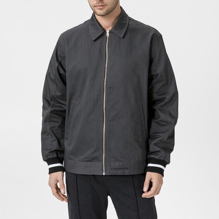 Converse Flight Bomber Full Zip 'Black' 10017312-A02 sold by KicksCrew product image thumbnail 4