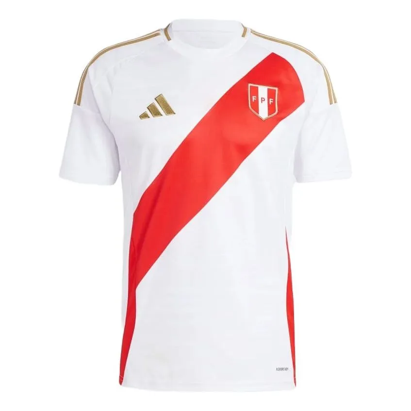 adidas Peru 24 Home Soccer Jersey 'White Red' IQ2442 sold by KicksCrew