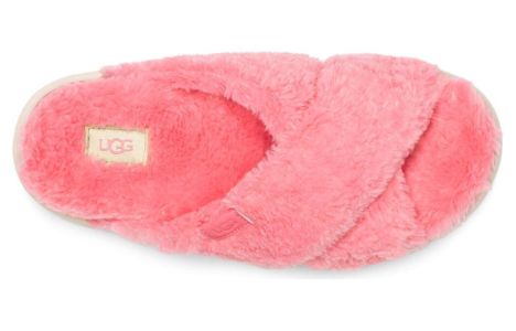 (WMNS) Ugg Fuzz Sugar Cross 'Pink Jasmine' 1135131-PJSM sold by KicksCrew