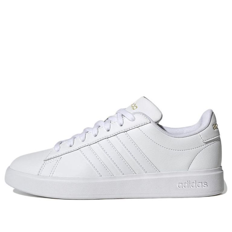 (WMNS) adidas Grand Court 2.0 'White Gold Metallic' GW9213 sold by KicksCrew