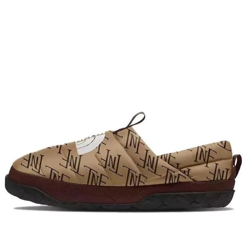 THE NORTH FACE Nuptse Mules 'Almond Butter Monogram' NF0A5G2F-OJC sold by KicksCrew