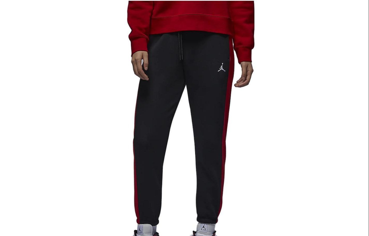 (WMNS) Air Jordan Brooklyn Fleece Pants 'Black' FB5172-010 sold by KicksCrew