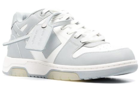 Off-White Out Of Office Low-Top Sneaker 'Grey White' OMIA189F22LEA0010109 sold by KicksCrew