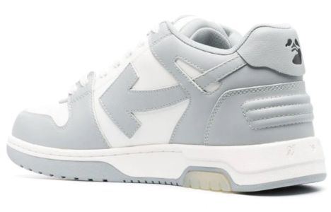 Off-White Out Of Office Low-Top Sneaker 'Grey White' OMIA189F22LEA0010109 sold by KicksCrew