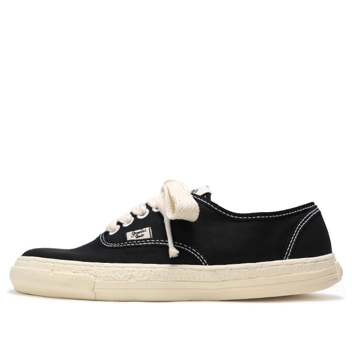 Maison MIHARA YASUHIRO PAST Sole 5 - Hole Low-top Sneaker 'Black' A06FW503-BLK sold by KicksCrew