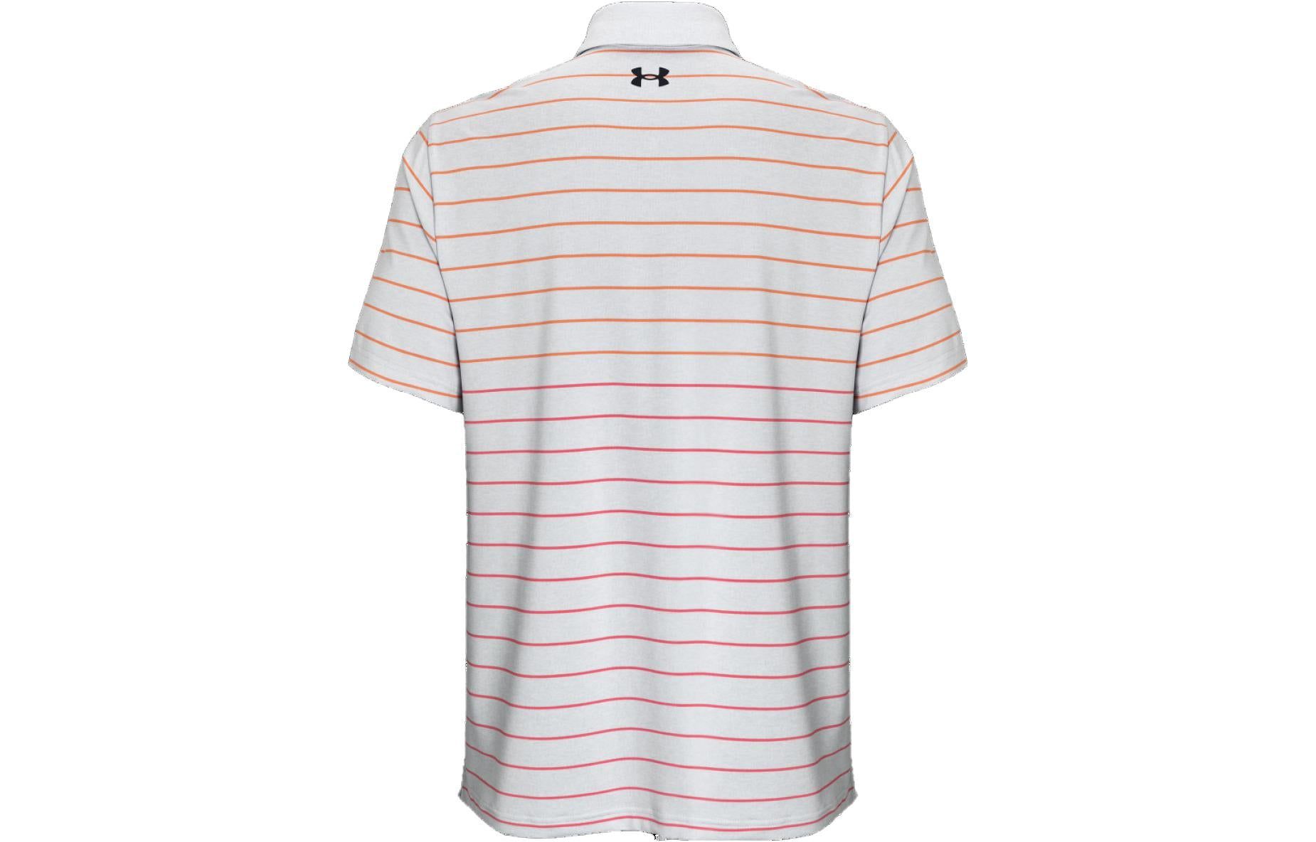 Under Armour Playoff 3.0 Stripe Polo Shirt 'Grey Orange' 1378676-014 sold by KicksCrew product image thumbnail 2