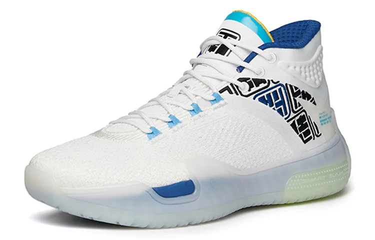 ANTA Badao Basketball Shoes 'White Blue' 112141614-1 sold by KicksCrew product image thumbnail 3