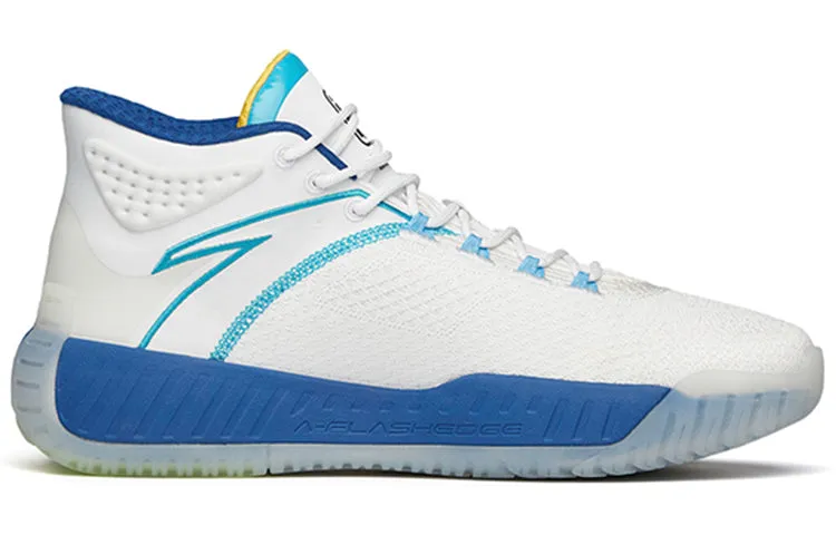 ANTA Badao Basketball Shoes 'White Blue' 112141614-1 sold by KicksCrew product image thumbnail 2