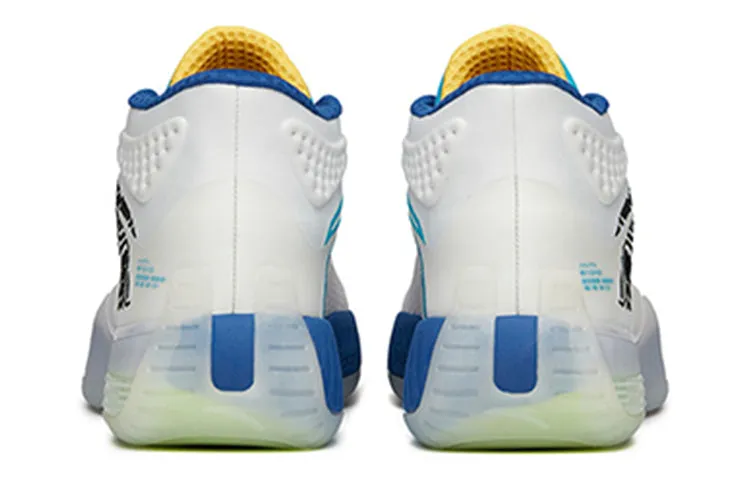 ANTA Badao Basketball Shoes 'White Blue' 112141614-1 sold by KicksCrew product image thumbnail 5