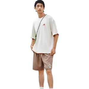 New Balance Cartoon Logo T-shirt 'White' AMT32363-CIC sold by KicksCrew