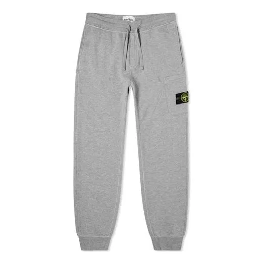 STONE ISLAND Garment Dyed Pocket Pants 'Grey Marl' 741564551-V0M64 sold by KicksCrew