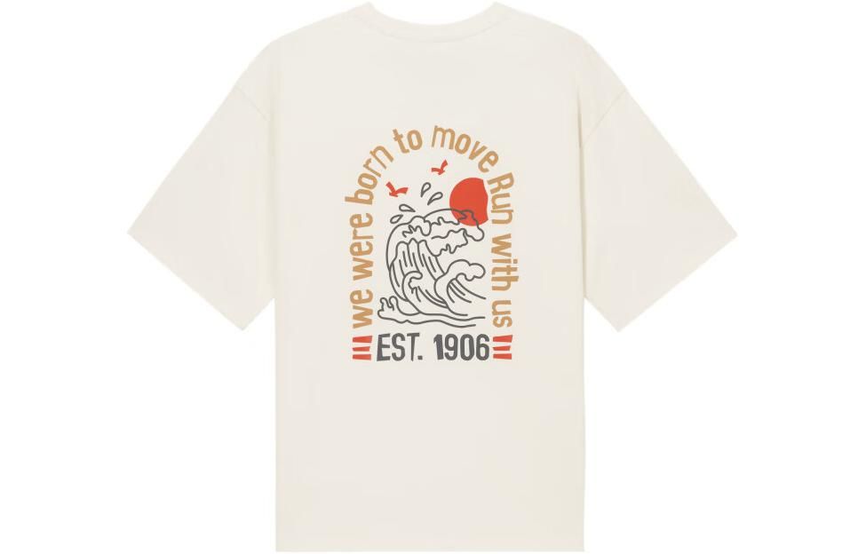 New Balance Cartoon Logo T-shirt 'White' AMT32363-CIC sold by KicksCrew product image thumbnail 2
