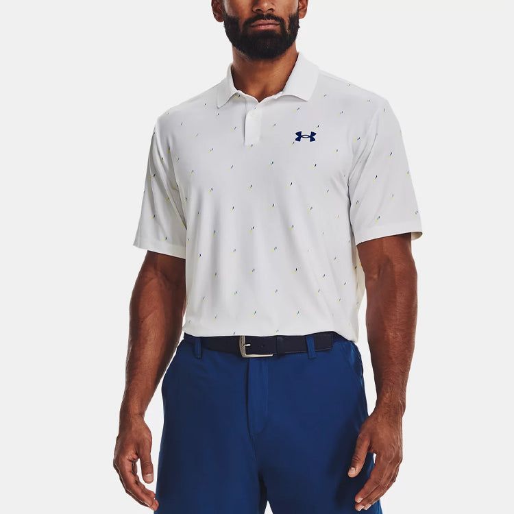 Under Armour Performance 3.0 Deuces Polo Shirt 'White' 1377378-100 sold by KicksCrew product image thumbnail 3