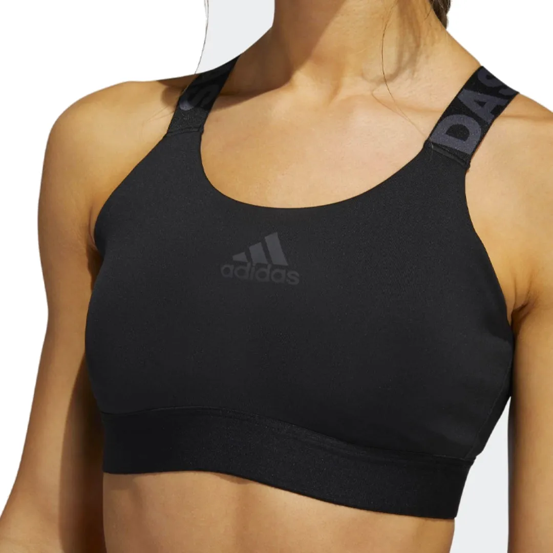 (WMNS) adidas Don't Rest Branded Bra 'Black' Asia Sizing FJ6084 sold by KicksCrew product image thumbnail 3
