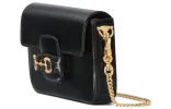 (WMNS) Gucci Horsebit 1955 Mini Bag 'Black' 752002-1DB0G-1000 sold by KicksCrew
