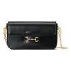 (WMNS) Gucci Horsebit 1955 Mini Bag 'Black' 752002-1DB0G-1000 sold by KicksCrew