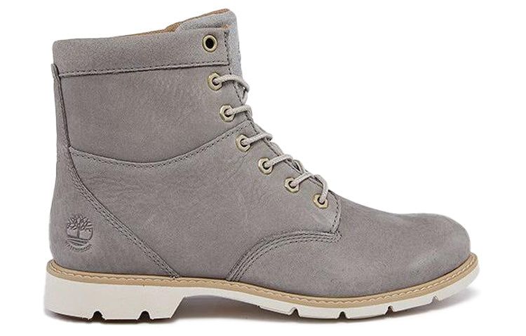 (WMNS) Timberland Campton 6 Inch Waterproof Wide-Fit Boots 'Grey Nubuck' A2D75W sold by KicksCrew product image thumbnail 2