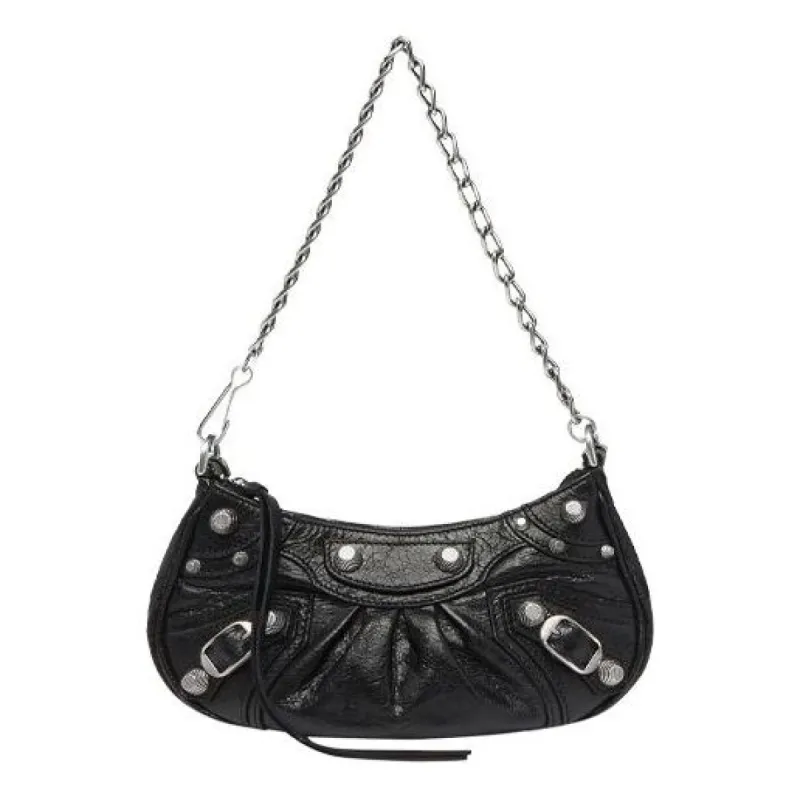 (WMNS) Balenciaga Le Cagole Mini Bag With Chain 'Black' 6958141VG9Y1000 sold by KicksCrew