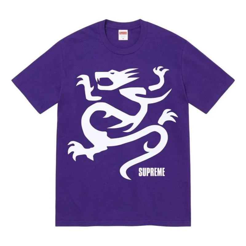 Supreme Mobb Deep Dragon T-Shirt 'Purple White' SUP-SS23-280 sold by KicksCrew