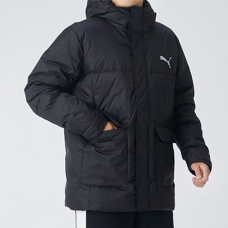Puma Protective Down Jacket 'Black White' 586604-01 sold by KicksCrew product image thumbnail 3