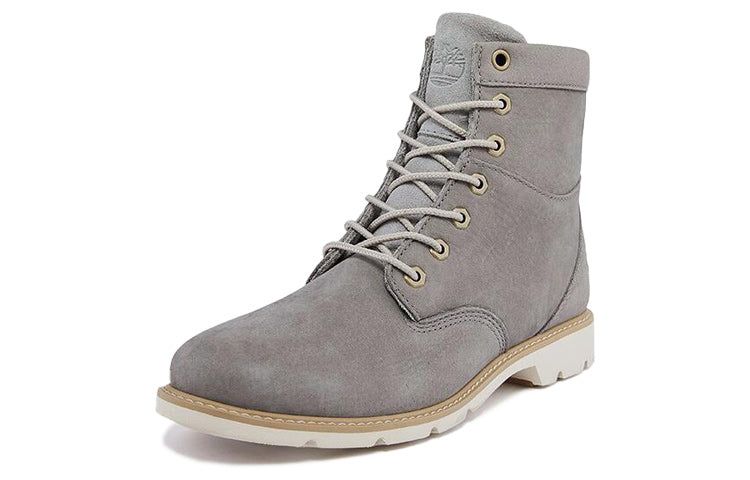 (WMNS) Timberland Campton 6 Inch Waterproof Wide-Fit Boots 'Grey Nubuck' A2D75W sold by KicksCrew product image thumbnail 3