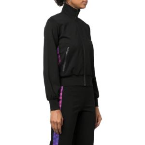 (WMNS) Off-White Monogram-Band Track Jacket 'Black' OWVL028F22JER0011000 sold by KicksCrew