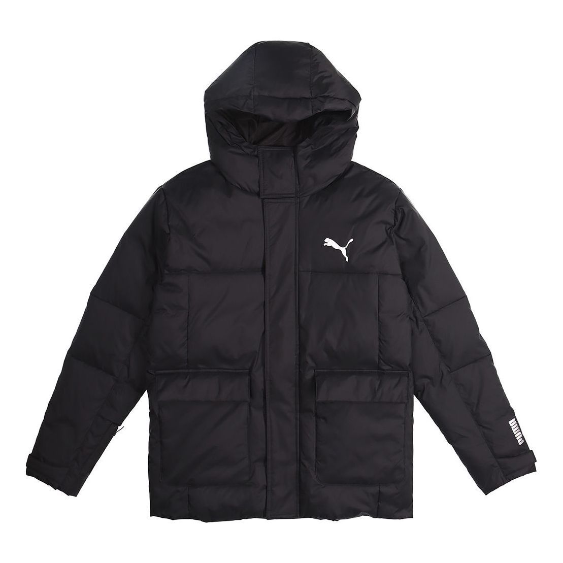 Puma Protective Down Jacket 'Black White' 586604-01 sold by KicksCrew