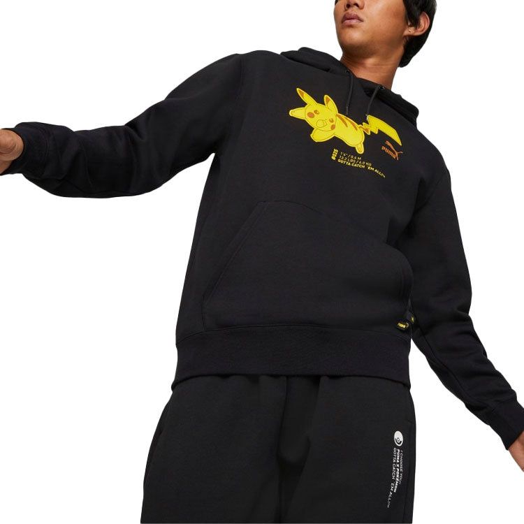 Puma X Pokemon Hoodie 'Black' 536549-01 sold by KicksCrew product image thumbnail 4