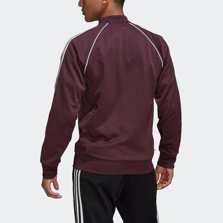 adidas originals Adicolor Classics Primeblue SST Track Jacket 'Shadow Maroon' HK7339 sold by KicksCrew product image thumbnail 3