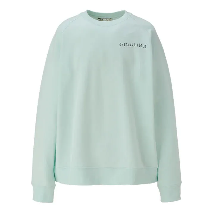 Onitsuka Tiger Graphic Sweatshirt 'Light Blue' 2183B182-301 sold by KicksCrew