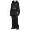 Balenciaga Archives Logos Hoodie 'Black' 726241TNVQ81070 sold by KicksCrew
