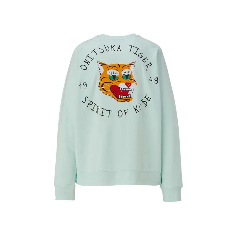 Onitsuka Tiger Graphic Sweatshirt 'Light Blue' 2183B182-301 sold by KicksCrew product image thumbnail 2