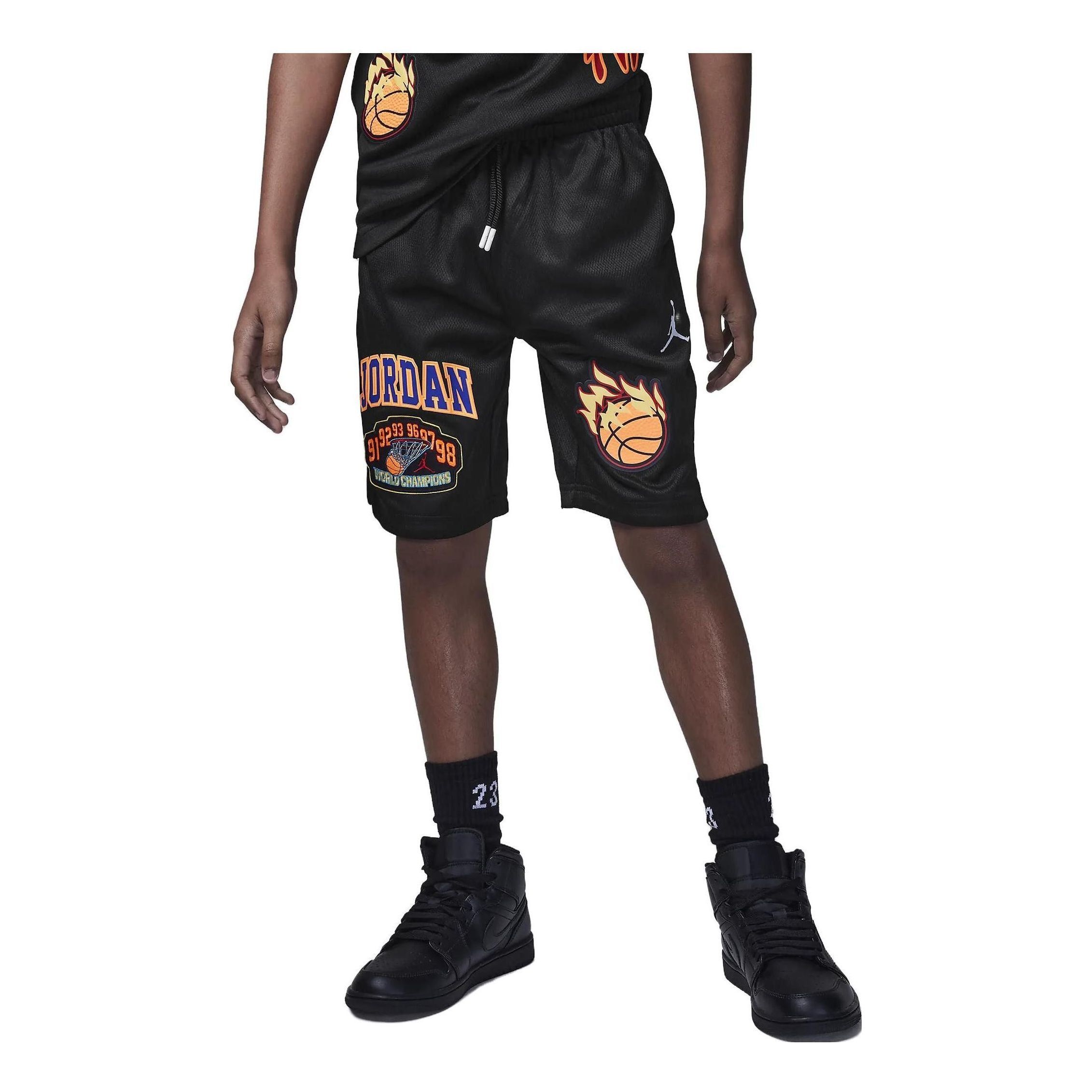(GS) Air Jordan Logo Patch Pack Shorts 'Black' FV2711-010 sold by KicksCrew