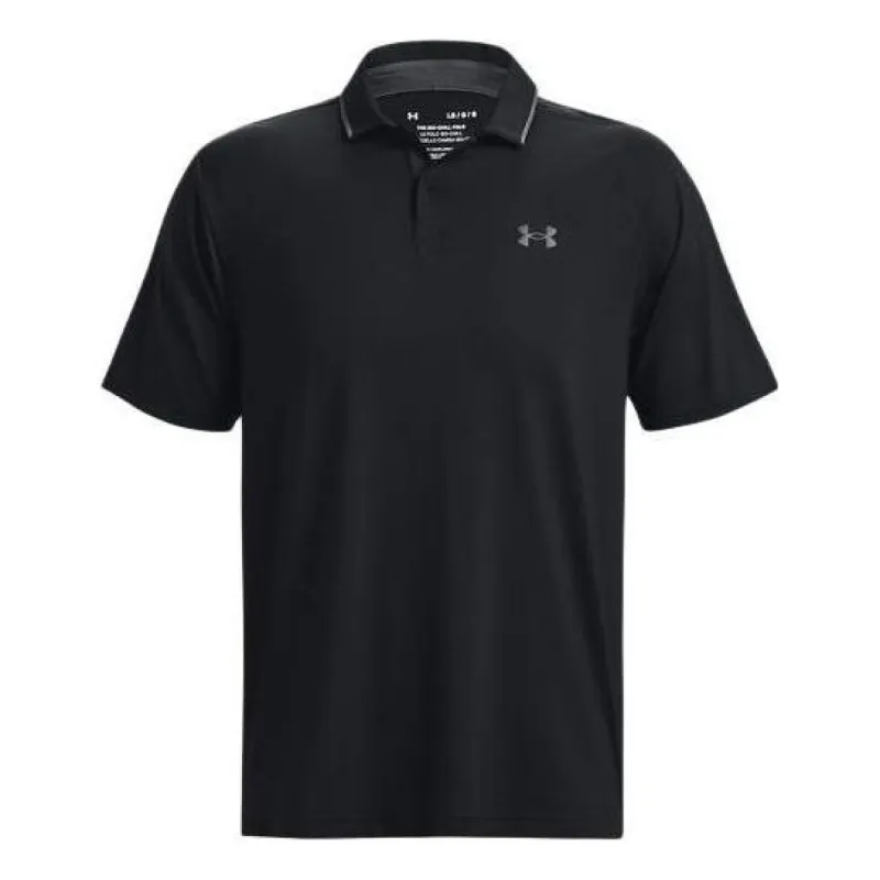 Under Armour Iso Chill Logo Polo Shirt 'Black' 1377364-001 sold by KicksCrew