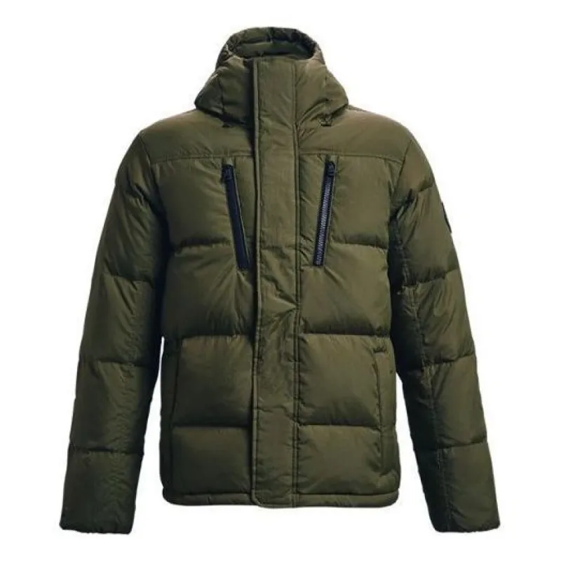 Under Armour ColdGear Infrared Down Jacket 'Green' 1369372-390 sold by KicksCrew
