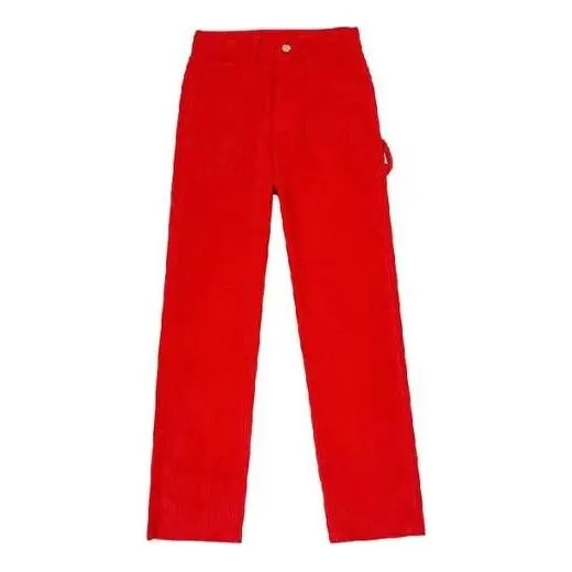 Drew House Corduroy Carpenter Pants 'Red' DR-SS21-25 sold by KicksCrew