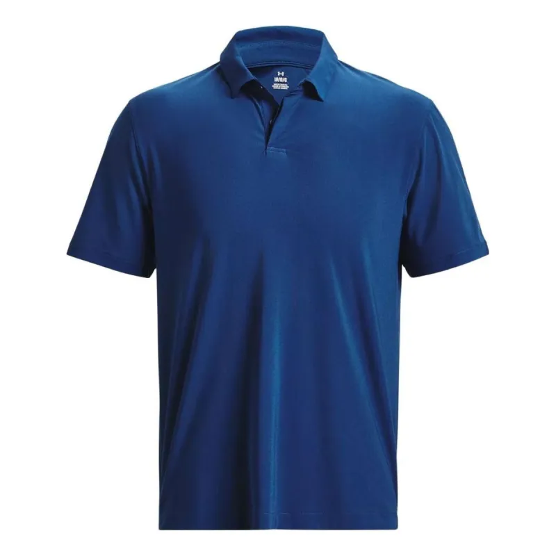 Under Armour Luxe Polo Shirt 'Blue' 1377362-471 sold by KicksCrew