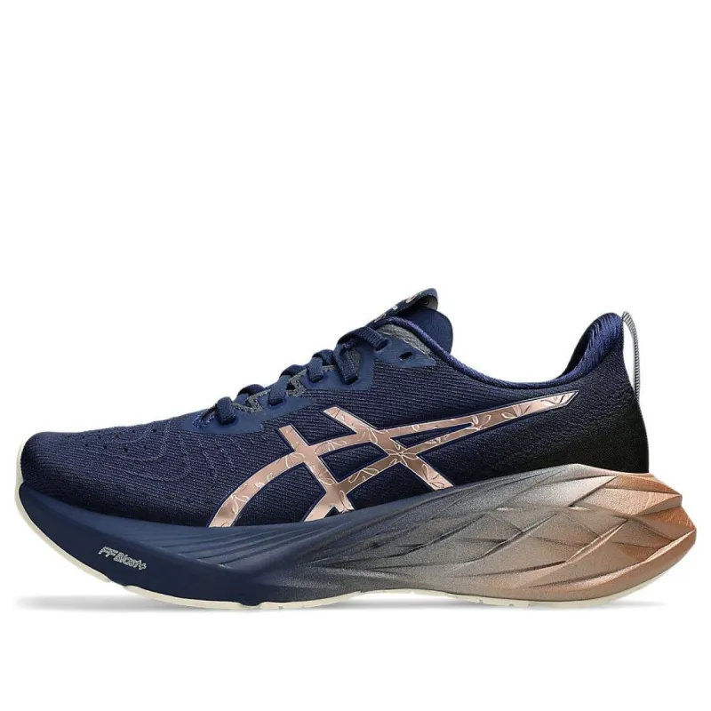 (WMNS) ASICS Novablast 4 Platinum 'Blue Expanse Rose Gold' 1012B739-400 sold by KicksCrew